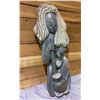 Image 2 : AFRICAN LARGE STONE SCULPTURE 41" TALL