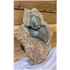 Image 2 : AFRICAN STONE SCULPTURE 22" TALL