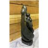 Image 2 : AFRICAN STONE SCULPTURE 20" TALL