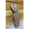 Image 2 : ARTIST SIGNED AFRICAN STONE SCULPTURE 22" TALL