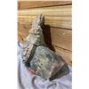 Image 3 : ARTIST SIGNED AFRICAN STONE SCULPTURE 17" TALL