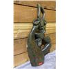 Image 2 : GIRAFFE AFRICAN STONE SCULPTURE 23.5" TALL