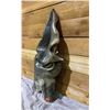 Image 3 : ARTIST SIGNED WATER BUFFALO AFRICAN STONE SCULPTURE 33.5" TALL