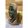 Image 3 : ARTIST SIGNED STONE SCULPTURE 24" TALL