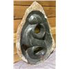 Image 2 : ARTIST SIGNED STONED SCULPTURE 29" TALL