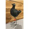 Image 2 : ARTIST SIGNED AFRICAN STONE BIRD SCULPTURE 13" TALL
