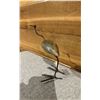 Image 2 : ARTIST SIGNED AFRICAN STONE BIRD SCULPTURE 6.5" TALL