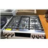 Image 2 : CAFE GAS TOP 6 BURNER STOVE WITH ELECTRIC CONVECTION OVEN