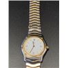 Image 2 : LADIES STAINLESS STEEL AND 18KT YELLOW GOLD EBEL CLASSIC WAVE WRISTWATCH, QUARTZ MOVEMENT,