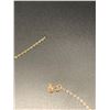 Image 3 : 14KT YELLOW GOLD STATION STYLE NECKLACE SET WITH 1 ROUND, 1 OVAL AND 2 PEAR SHAPED NATURAL EMERALDS