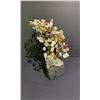 Image 2 : LARGE CHAKRA BONSAI TREE WITH AMETHYST BASE RETAIL $400 APPROX 10"