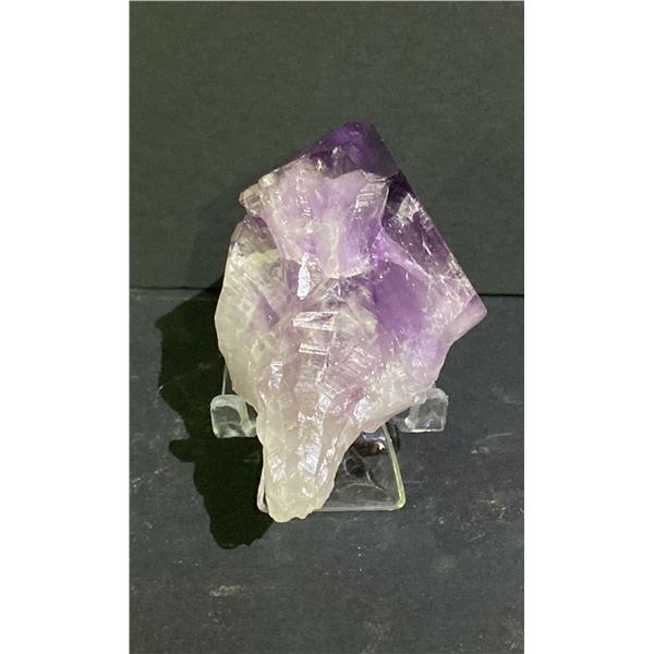 ROUGH AMETHYST POINT WITH CALCITE RETAIL $450