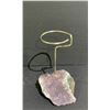 Image 2 : AMETHYST CANDLE HOLDER RETAIL $289