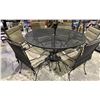 Image 2 : COMMERCIAL GRADE PATIO FURNITURE. POWDER COATED WROUGHT IRON AND