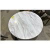 Image 3 : MARBLE TOP COFFEE TABLE APPROX 39" DIAMETER