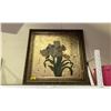Image 1 : LARGE FRAMED FLORAL PICTURE