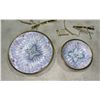 Image 2 : 2 TOYO DECORATIVE PLATES. MADE IN HONG KONG. 1 X 7 1/2", 1 X 5 1/2"
