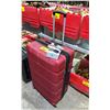 Image 2 : RED SWISS GEAR HARD SHELL SUITCASE