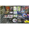 Image 2 : SHELF LOT OF ASSORTED MOVIES AND GAMES INCLUDING; ELF, THE JUNGLE BOOK AND MORE