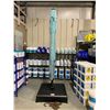 Image 2 : TREASURE GARDEN BABY BLUE CANTILEVER STYLE OUTDOOR PATIO UMBRELLA WITH 35" BLACK SQUARE