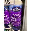 Image 2 : 8- 946ML BOTTLES OF BIOGUARD POOL MAGNET PLUS METAL STAIN PREVENTER POOL / HOT TUB CHEMICAL