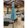 Image 2 : TREASURE GARDEN BABY BLUE OUTDOOR PATIO UMBRELLA * UMBRELLA ONLY *