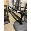 Image 2 : TREASURE GARDEN 6 HOLDER BLACK COMMERCIAL UMBRELLA STAND * HAS 2 ROUND UMBRELLA BASES *