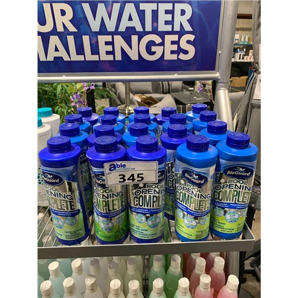 20 - 946ML BOTTLES OF BIOGUARD POOL OPENING COMPLETE POOL / HOT TUB ...