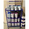 Image 2 : 2 - BLUE METAL 4 TIER HEAVY DUTY PRODUCT DISPLAY SHELVING, SHELF ONLY NO PRODUCTS