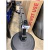 Image 2 : TREASURE GARDEN 6 HOLDER BLACK COMMERCIAL UMBRELLA STAND * HAS 2 ROUND UMBRELLA BASES *