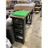 Image 2 : DARK WOOD/BLACK ENTRYWAY TABLE ( 5'W X 1'D X 3'H )