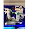 Image 5 : SHELF OF ASSORTED POOL / HOT TUB CLEANERS, CHEMICALS, & CLEANING PRODUCTS