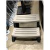 Image 2 : WATERWAY G3 GRAY STEP BLACK RISER 2 STEP PLASTIC OUTDOOR POOL / HOT TUB STAIR *IN BOX*