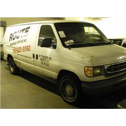 2001 FORD CARGO VAN E-250