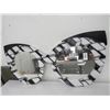 Image 1 : Large Decorator Hanging Sunglasses Style Mirror - No Shipping