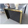 Image 1 : Contemporary/Brass Chrome Trim Small Bar