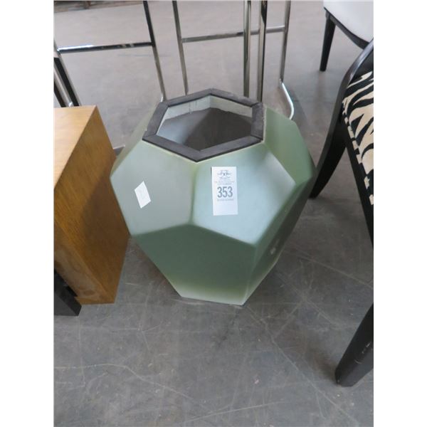 Green Contemporary Large Planter