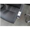 Image 2 : 7-Corp. Design Full Arm Black/Chrome Secretarial Chair - 7 X $