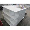 Image 1 : White Storage Cube Display's - Pair