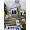 Image 2 : 16-Mobil OW-20 Motor Oil - Case of 6 - 16 X $