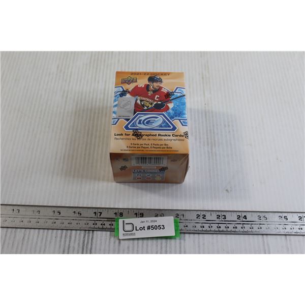 2021-22 Upper Deck Ice Hockey Box of (6) Packs of Cards - Sealed