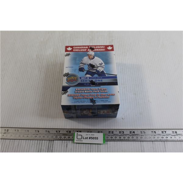 2017-18 Upper Deck Hockey Series One Box of (11) Packs of Cards - Young Guns Rookie Cards, Sealed