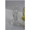 Image 2 : Lamp Base, Glass Girl Figurine, Glass Cookie Jar