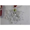 Image 2 : (2) Crystal Christmas Ornaments