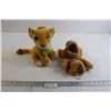 Image 1 : (2) The Lion King Simba Plushes