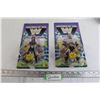 Image 1 : (2) Masters of the Wrestling Universe Figurines - Stephanie McMahon, Goldberg - Sealed