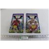 Image 1 : (2) Masters of the Wrestling Universe Figurines - Kane, Ultimate Warrior