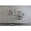 Image 1 : (2) Pyrex Measuring Cups - 8 Cup & 4 Cup