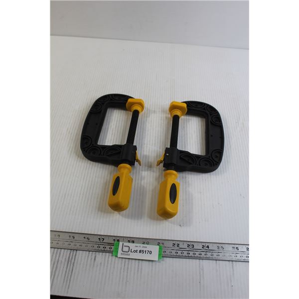 Pair of 4" Synthetic C-Clamps