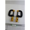 Image 1 : Pair of 4" Synthetic C-Clamps